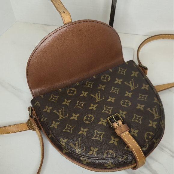Louis Vuitton Chantilly Monogram Canvas Crossbody Bag Vintage MM - Picture 6 of 14